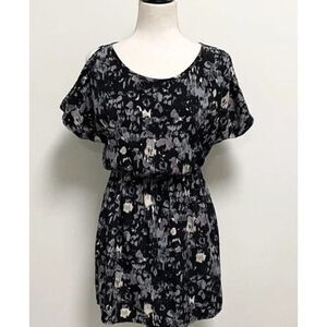 Lush black cold shoulder mini dress size L